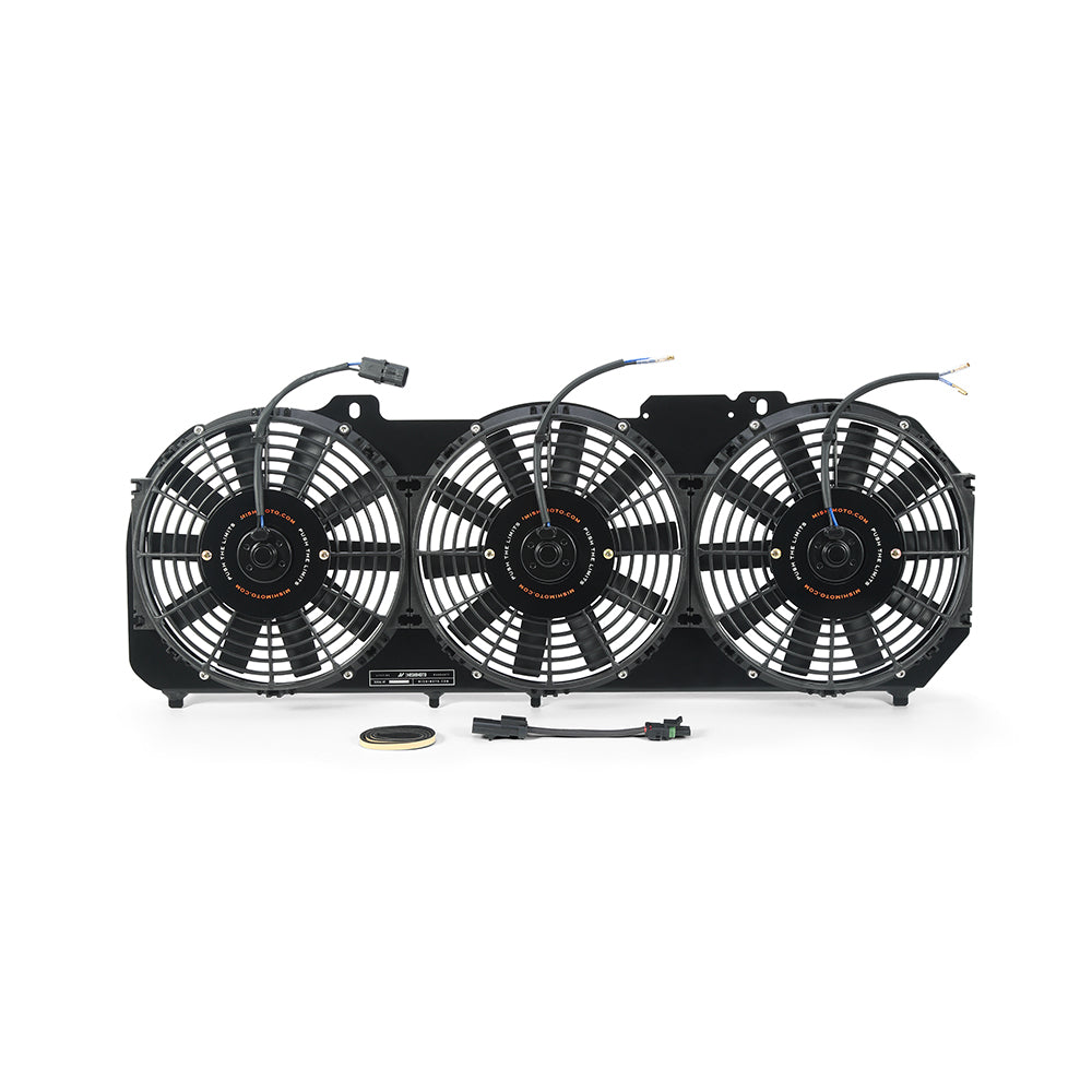 89-01-Jeep-Cherokee-Xj-4.0L-Performance-Aluminum-Fan-Shroud-WO-Controller---Black