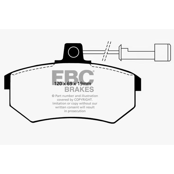 89-90-Audi-100-Quattro-2.3-Redstuff-Front-Brake-Pads