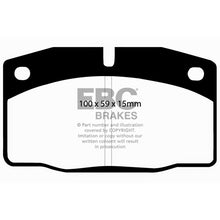 Load image into Gallery viewer, 89-95-Lotus-Elan-(M100)-1.6-Turbo-Greenstuff-Front-Brake-Pads