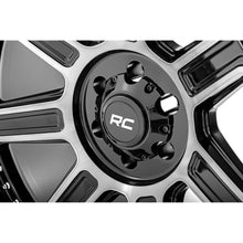 Load image into Gallery viewer, 89-Series-Wheel-One-Piece-Black-Machined-Gun-Metal-22X10-6X5.5--25Mm-Rough-Country