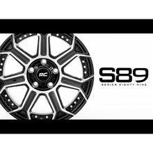 Load image into Gallery viewer, 89-Series-Wheel-One-Piece-Black-Machined-Gun-Metal-22X10-8X170--19Mm-Rough-Country