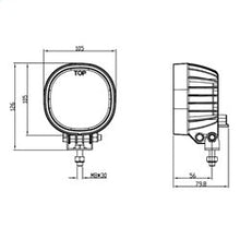 Load image into Gallery viewer, BrightSource 891272F Work Light; 4 in.; Square; Flood Pattern; w/o Harness; 24W; - Truck Part Superstore