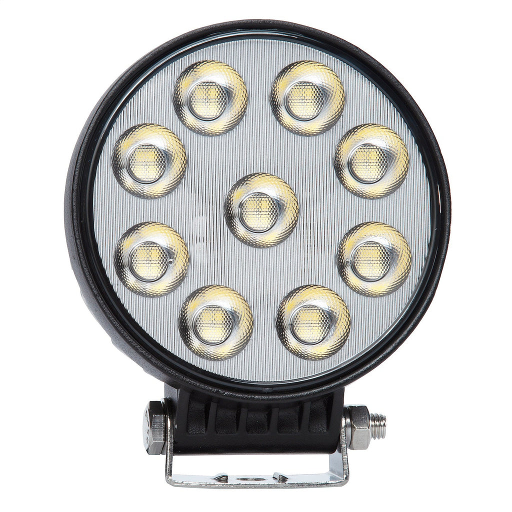 BrightSource 891362F Work Light; 4 in.; Round; Flush Lens; Flood Pattern; W/o Harness; 3800 Lm; 36W; - Truck Part Superstore