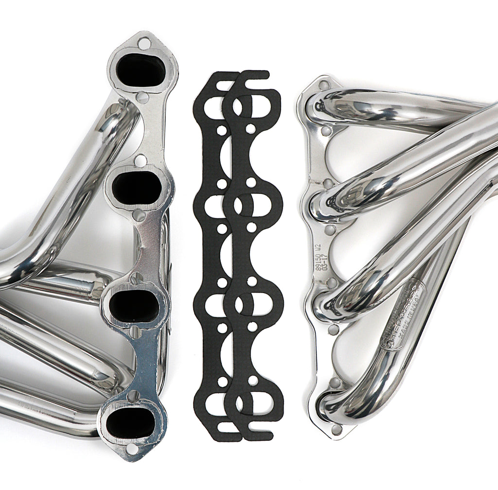 Hedman Hedders 89156 Silver 50-State Legal Headers for 1969-79 2WD Ford F100 & F150 Trucks with 302 for Select Ford F-100, Ford F-150