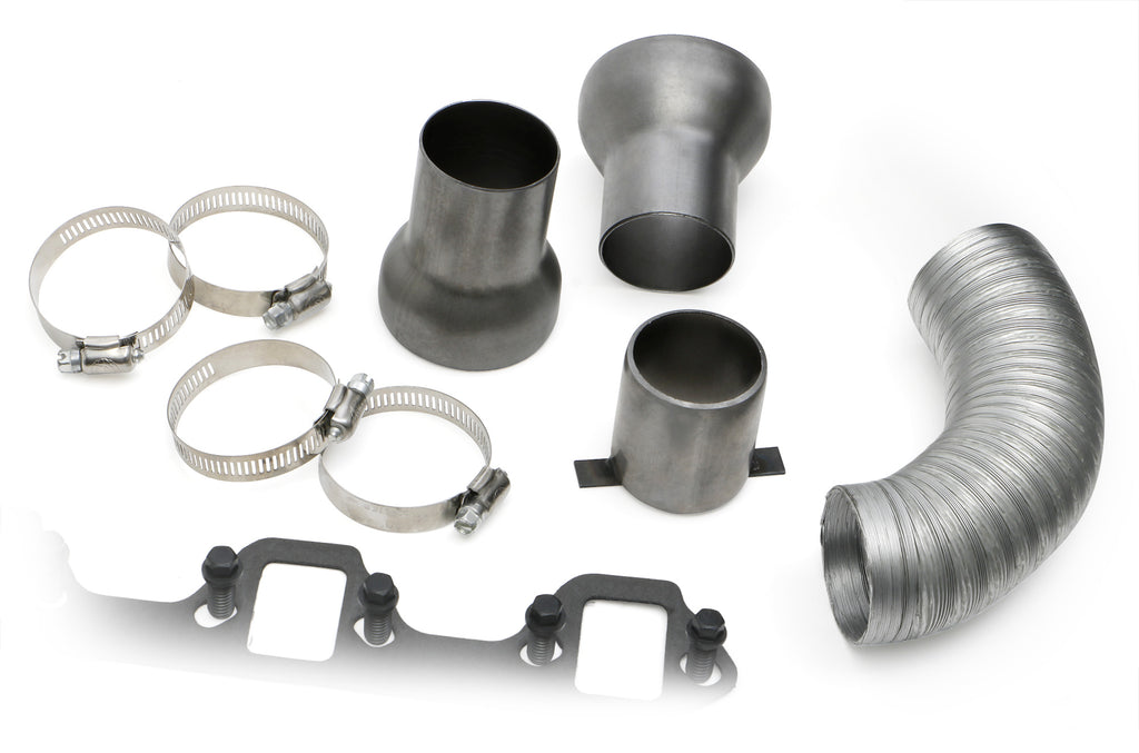 Hedman Hedders 89276 SIlver EO Headers for 82-96 Ford 2WD/4WD F150-F350 Trucks & Broncos w/351W(5.8L) for Select Ford Bronco, Ford F-150, Ford F-250, Ford F-350