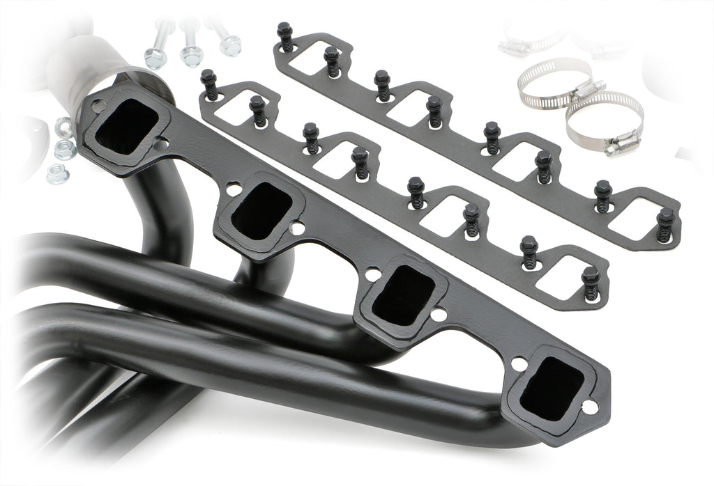 Hedman Hedders 89273 Black Headers for 82-96 Ford 2WD/4WD F150-F350 Trucks & Broncos w/351W (5.8L) for Select Ford Bronco, Ford F-150, Ford F-250, Ford F-350