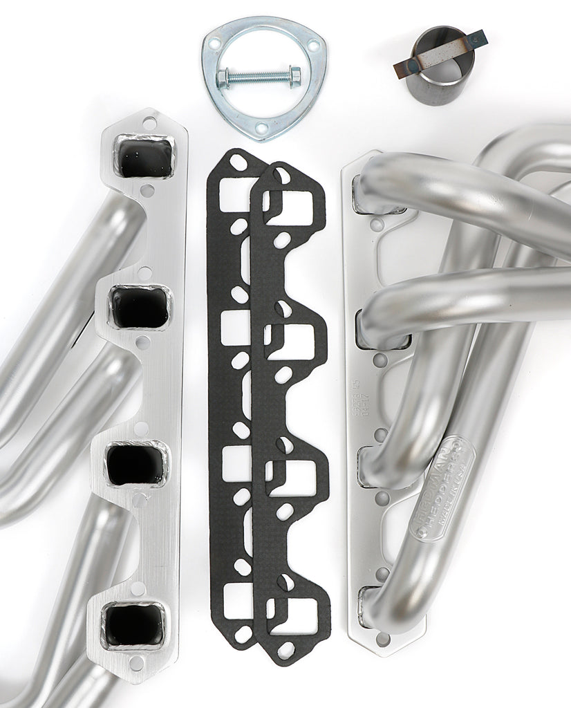 Hedman Hedders 89278 HD SIlver Headers for 82-96 Ford 2WD/4WD F150-F350 Trucks/Bronco w/351W(5.8L) for Select Ford Bronco, Ford F-150, Ford F-250, Ford F-350