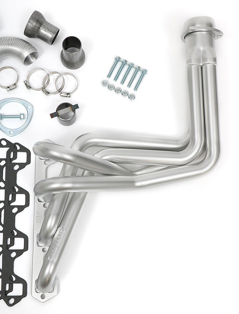 Hedman Hedders 89278 HD SIlver Headers for 82-96 Ford 2WD/4WD F150-F350 Trucks/Bronco w/351W(5.8L) for Select Ford Bronco, Ford F-150, Ford F-250, Ford F-350