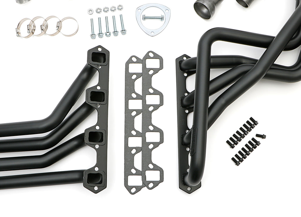 Hedman Hedders 89353 Black Long-Tube Headers for '80-96 Ford 2WD/4WD F150 Truck, Bronco w/302 (5.0L) for Select Ford Bronco, Ford F-150, Ford F-250, Ford F-350