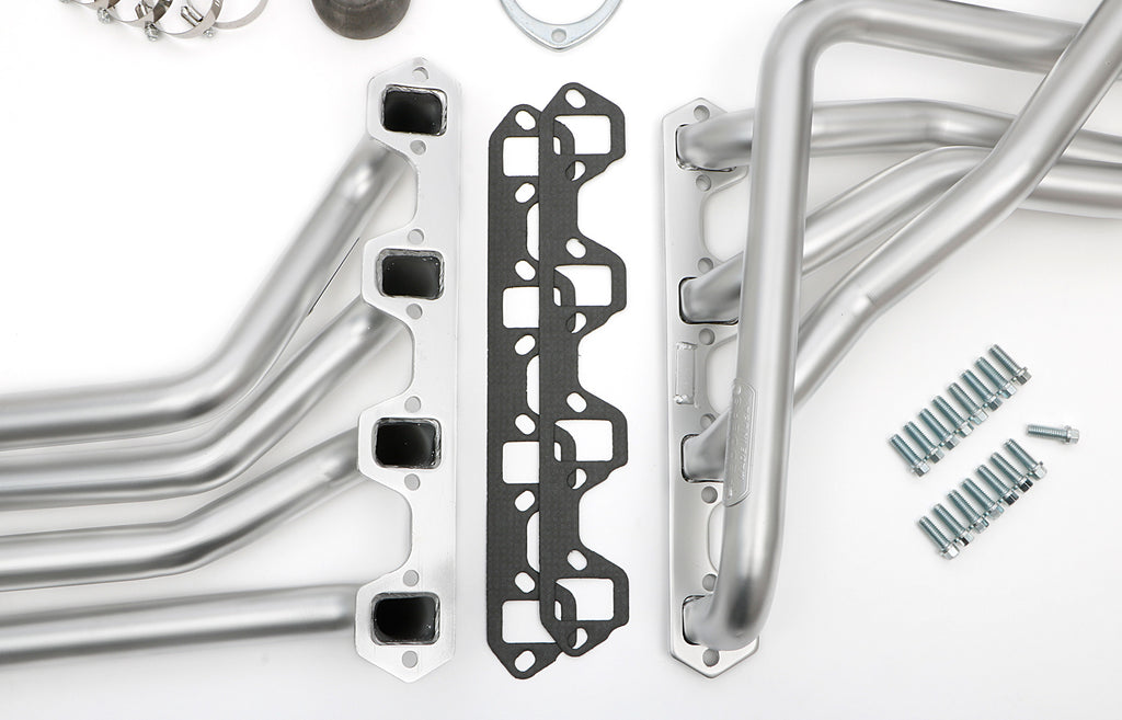 Hedman Hedders 89358 HD Silver Long-Tube Headers for 80-96 Ford 2WD/4WD F150 Truck, Bronco 302 (5.0L) for Select Ford Bronco, Ford F-150, Ford F-250, Ford F-350