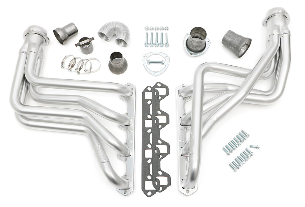 Hedman Hedders 89358 HD Silver Long-Tube Headers for 80-96 Ford 2WD/4WD F150 Truck, Bronco 302 (5.0L) for Select Ford Bronco, Ford F-150, Ford F-250, Ford F-350