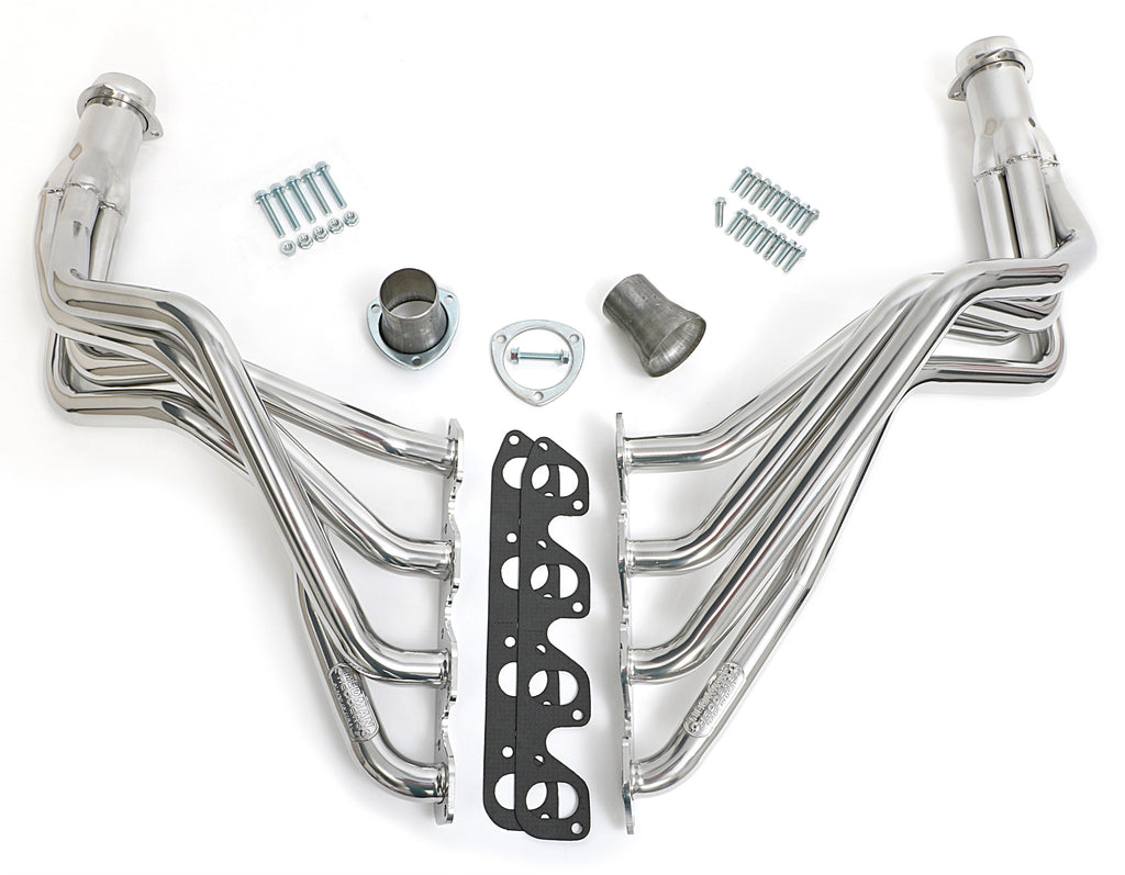 Hedman Hedders 89366 Silver 1-5/8 in. Long Headers For 1977-79 Ford 4WD Truck or Bronco with 351-400M for Select Ford Bronco, Ford F-150, Ford F-250, Ford F-350