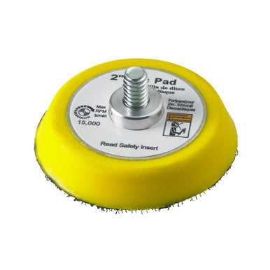 Chicago Pneumatic 8940158334 2" (50 mm) - H&L, Sanding Round Pad, Yellow - 1/4"-20