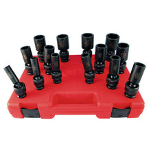 Load image into Gallery viewer, Chicago Pneumatic SS4014DU 1/2" DR, SAE Deep Universal Impact Socket Set (14 PCS)