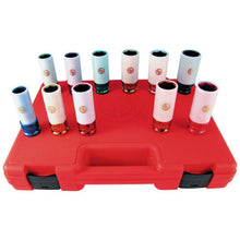 Load image into Gallery viewer, Chicago Pneumatic SS4211WP 1/2" DR, SAE &amp; Metric Wheel Protector Impact Socket Set (11 PCS) - 6 Pt
