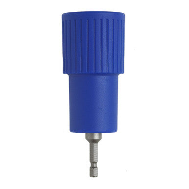 Chicago Pneumatic 8940169929 M24x60L (1 x 2-3/8") Bolt & Stud Cleaner, Hex Shaft - Blue