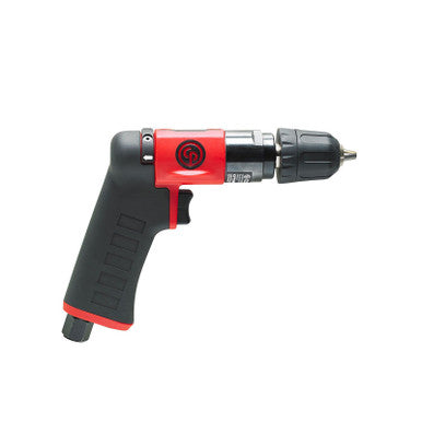Chicago Pneumatic CP7300RQCC 1/4" (6.5 mm) Pistol Handle Air Drill, Reversible, Keyless Chuck