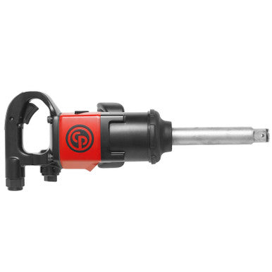 Chicago Pneumatic CP7783-6 1" Air Impact Wrench with 6" Extended Anvil, D-Handle with Side Handle, Pinless Rocking Dog