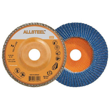 Walter 15W506 Flexsteel, 5 x 7/8", Sanding Disc, Grit 60, Type: 27