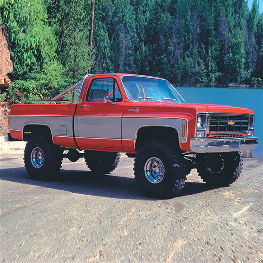 Superlift K420 6in. Lift Kit-73-87 K10/K15/73-91 Blazer/Jimmy/Sub 4WD-Rr Blck Kit wSL Shks for Select Chevrolet Blazer, Chevrolet K10, Chevrolet K10 Pickup, Chevrolet K10 Suburban, Chevrolet K5 Blazer, GMC Jimmy, GMC K15, GMC K15 Suburban, GMC K15/K1500