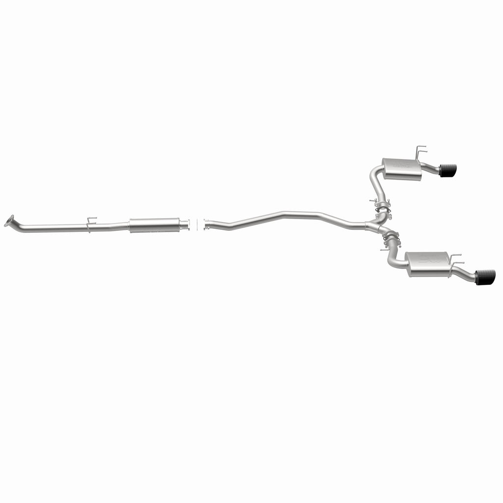 MagnaFlow Exhaust Products 19612 NEO Series Carbon Fiber Tips Cat-Back System for Select Honda Civic