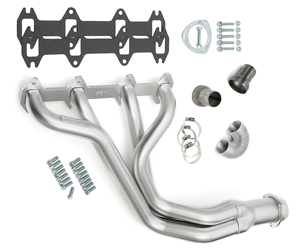 Hedman Hedders 89830 HD Silver Headers for 1965-76 4WD Ford F250 and F350 Trucks with 352-390 FE