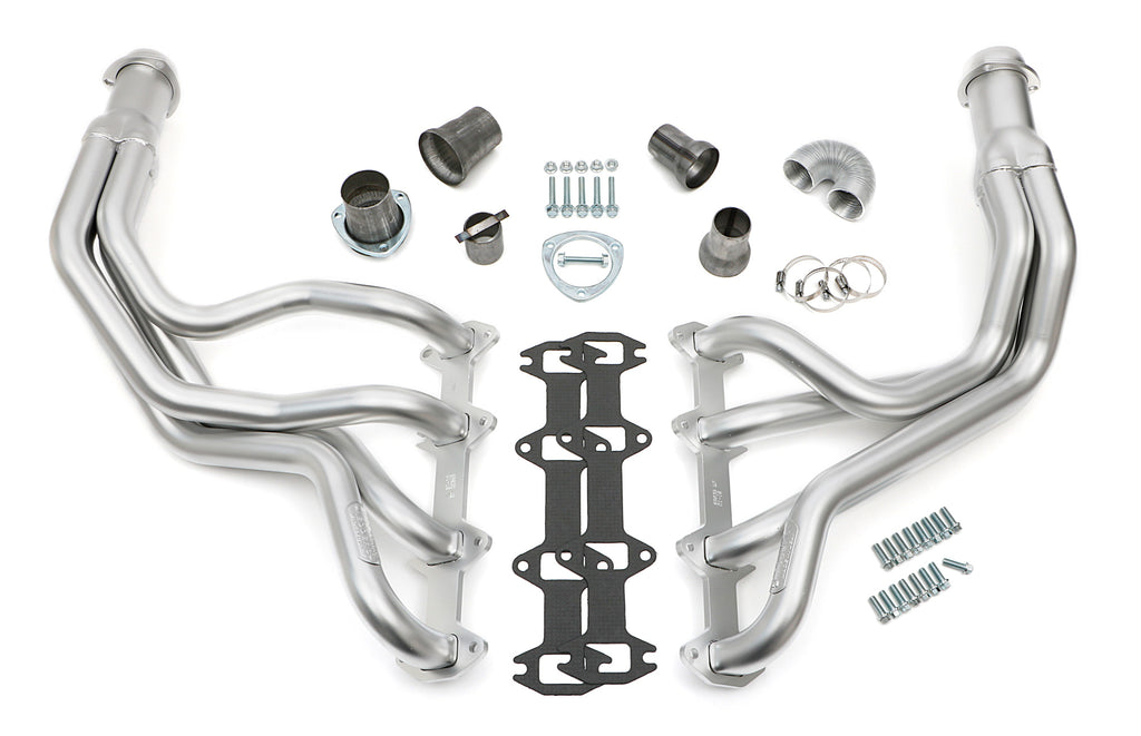 Hedman Hedders 89830 HD Silver Headers for 1965-76 4WD Ford F250 and F350 Trucks with 352-390 FE