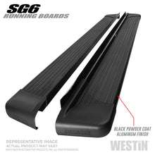 Load image into Gallery viewer, 89.5-Inches-Black-Sg6-Running-Boards-(Brkt-Sold-Sep)