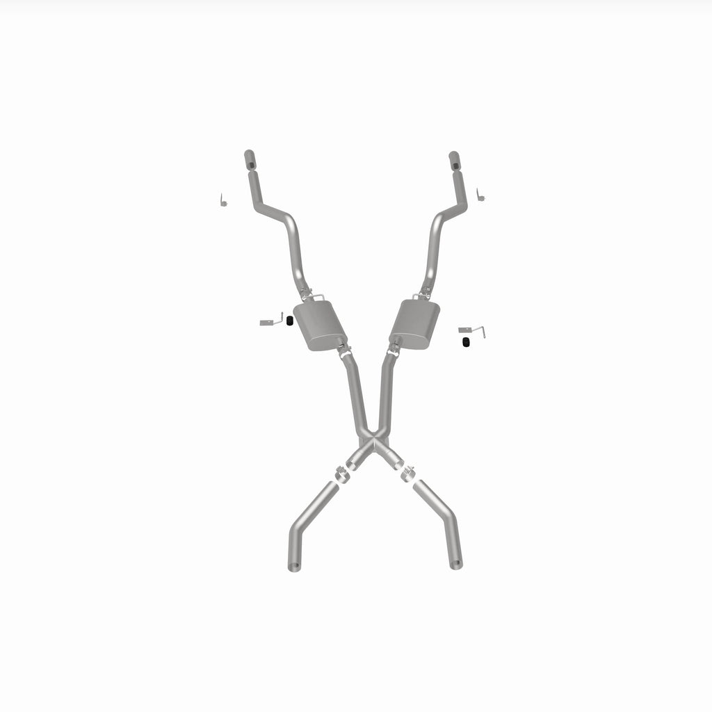 MagnaFlow Exhaust Products 15851 Street Series Polished System for Select Dodge Challenger, Plymouth Barracuda