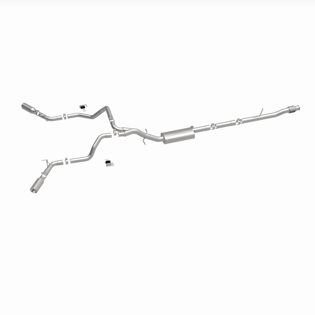 MagnaFlow Exhaust Products 19473 Street Series Polished Cat-Back System for Select Chevrolet Silverado 1500, Chevrolet Silverado LTD, GMC Sierra 1500, GMC Sierra Limited