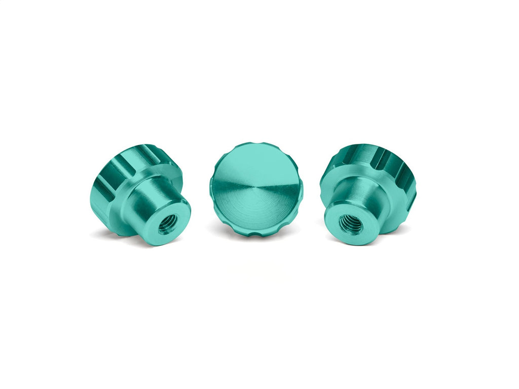 Weathertech 8ACFBK3TL Colored Billet Knobs