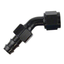 Load image into Gallery viewer, -8An-X-45-Blk-Push-On-Hose-End