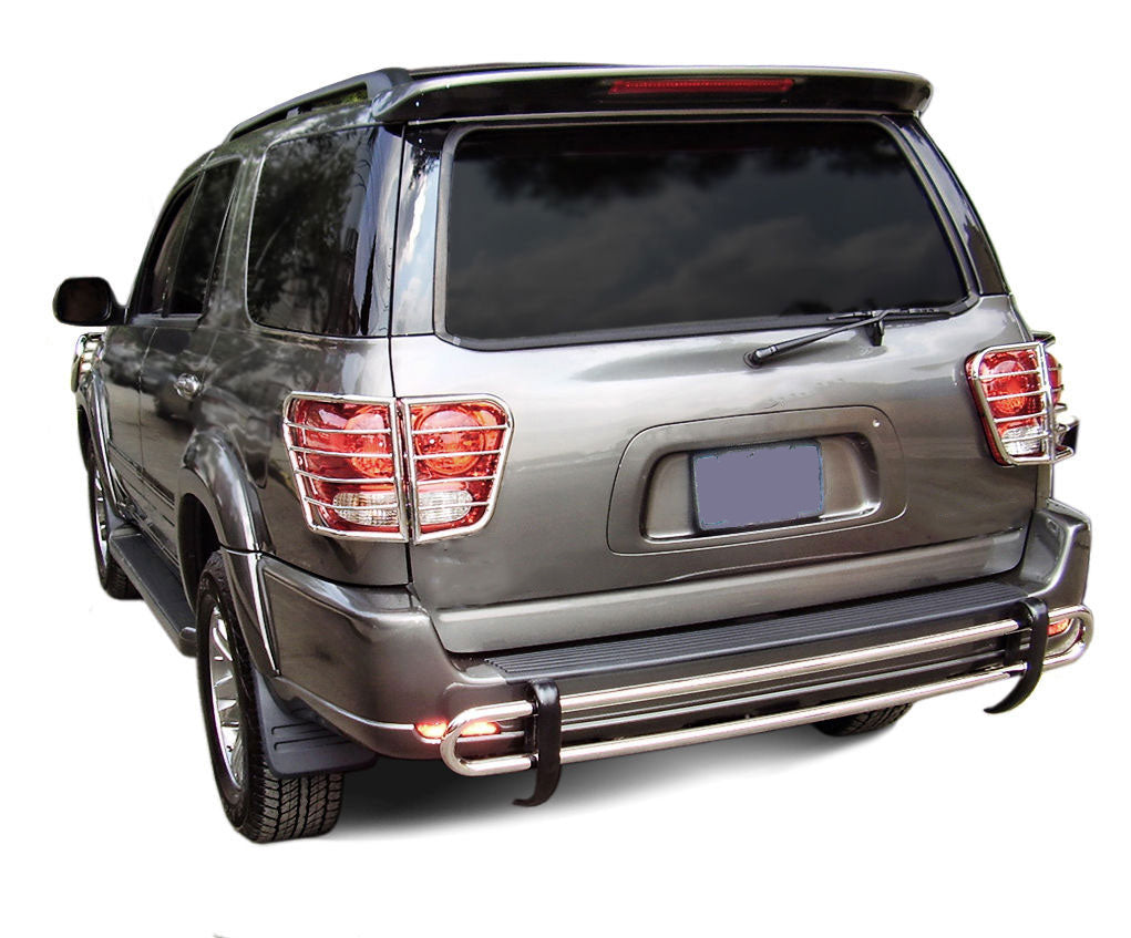 Black Horse Off Road 8D094828SS Rear Bumper Guard for Select Toyota Sequoia