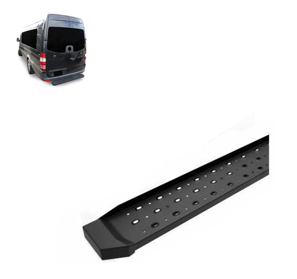 Black Horse Off Road 8DOSPA Spartan Rear Step Board for Select Dodge Sprinter 2500, Dodge Sprinter 3500, Freightliner Sprinter 2500, Freightliner Sprinter 3500, Mercedes-Benz Sprinter 1500, Mercedes-Benz Sprinter 2500, Mercedes-Benz Sprinter 3500,