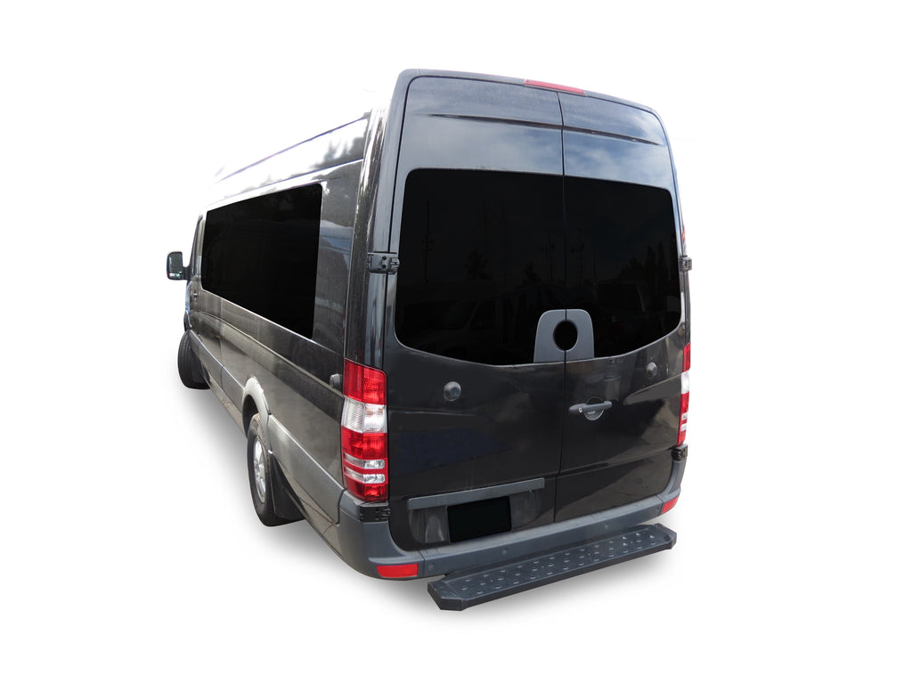 Black Horse Off Road 8DOSPA Spartan Rear Step Board for Select Dodge Sprinter 2500, Dodge Sprinter 3500, Freightliner Sprinter 2500, Freightliner Sprinter 3500, Mercedes-Benz Sprinter 1500, Mercedes-Benz Sprinter 2500, Mercedes-Benz Sprinter 3500,