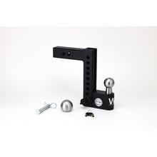 Load image into Gallery viewer, 8In-Drop-2In-Shank-Aero-Hitch-WBuiltin-Scale-2In-Stainless-Steel-Ball-Rated-For-12500-Lbs-Gtw