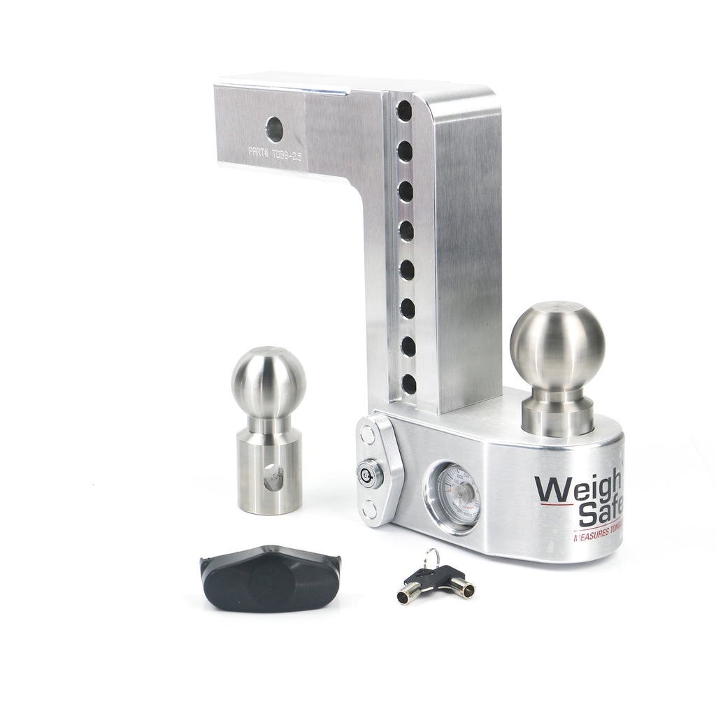 8In-Drop-Hitch-WBuilt-In-Scale--2.5In-Shank-(10K18.5K-Gtwr)---Aluminum