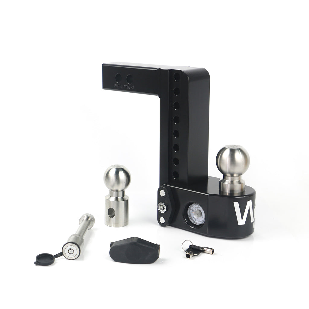 8In-Drop-Hitch-WBuilt-In-Scale--2In-Shank-(8K12.5K-Gtwr)-WWs05---Black-Cerakote
