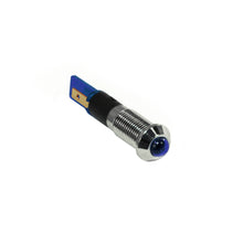 Load image into Gallery viewer, 8Mm-Led-Indicator-Lights-With-Flush-Mount-Lock-Seal-Mounting-(Blue)