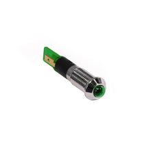Load image into Gallery viewer, 8Mm-Led-Indicator-Lights-With-Flush-Mount-Lock-Seal-Mounting-(Green)