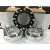 TRAILFX W865002B 8x165.1mm/8x6.50 In Bolt Pattern 2 In Thick 126mm Hub Black Alum Set Of 2