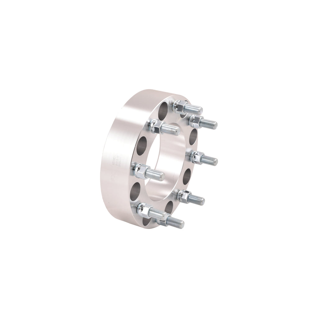 8X180mm8X7.08-In-Bolt-Pattern-2-In-Thick-125.60Mm-Hub-Silver-Alum-Set-Of-2