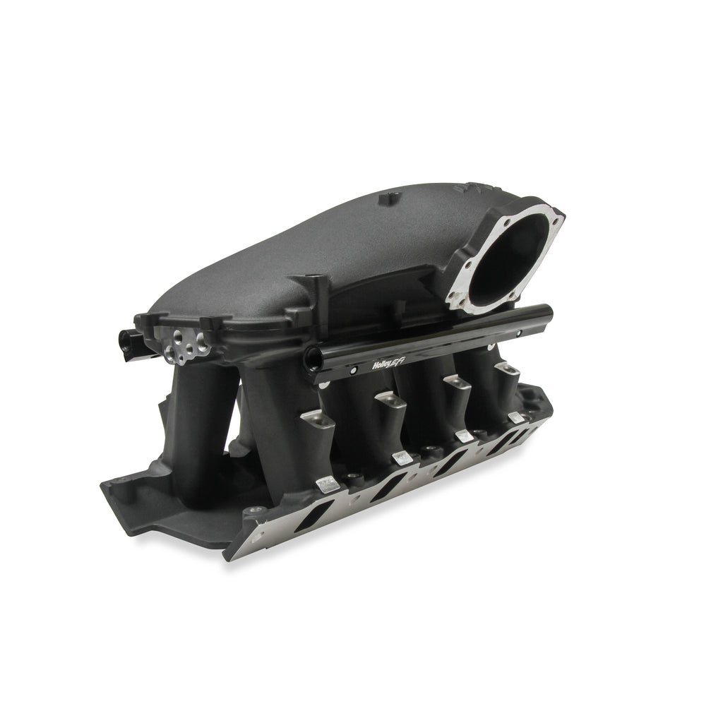 8.2-Sbf-Ford-Hi-Ram-Efi-Manifold-With-Side-Mount-Top-Black