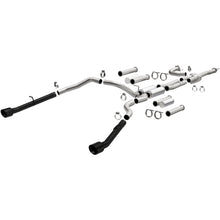 Load image into Gallery viewer, MagnaFlow Exhaust Products 19552 xMOD Series Black Coated Tips Cat-Back System for Select Ram