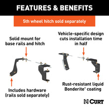 Load image into Gallery viewer, CURT 16422 Custom 5th Wheel Brackets; Select Dodge Ram 1500 (Except Crew Cab) - Truck Part Superstore