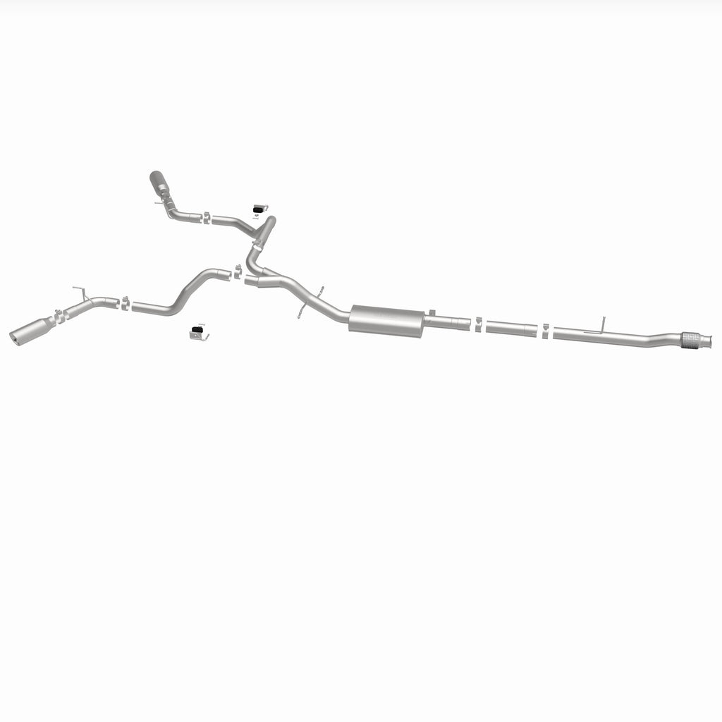 MagnaFlow Exhaust Products 19473 Street Series Polished Cat-Back System for Select Chevrolet Silverado 1500, Chevrolet Silverado LTD, GMC Sierra 1500, GMC Sierra Limited