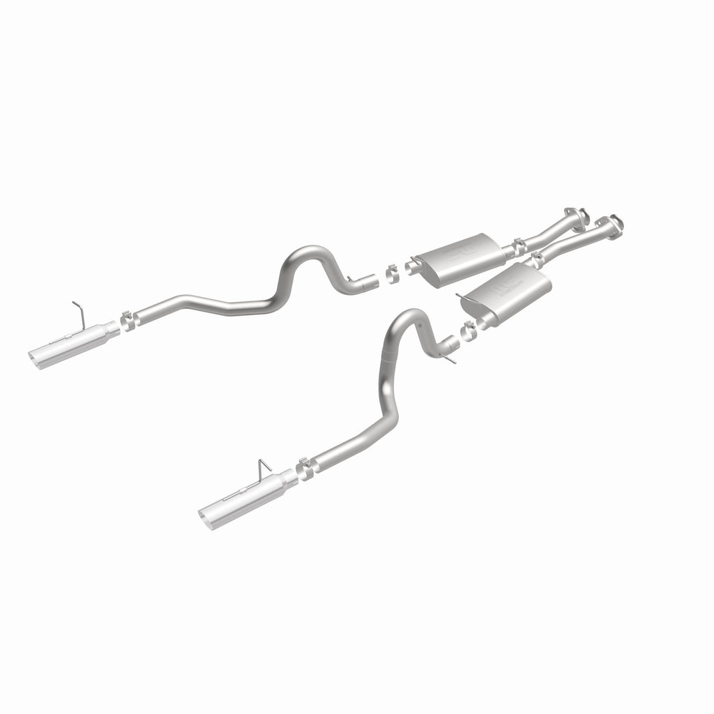 MagnaFlow Exhaust Products 15638 Street Series Polished Cat-Back System for Select Ford Mustang