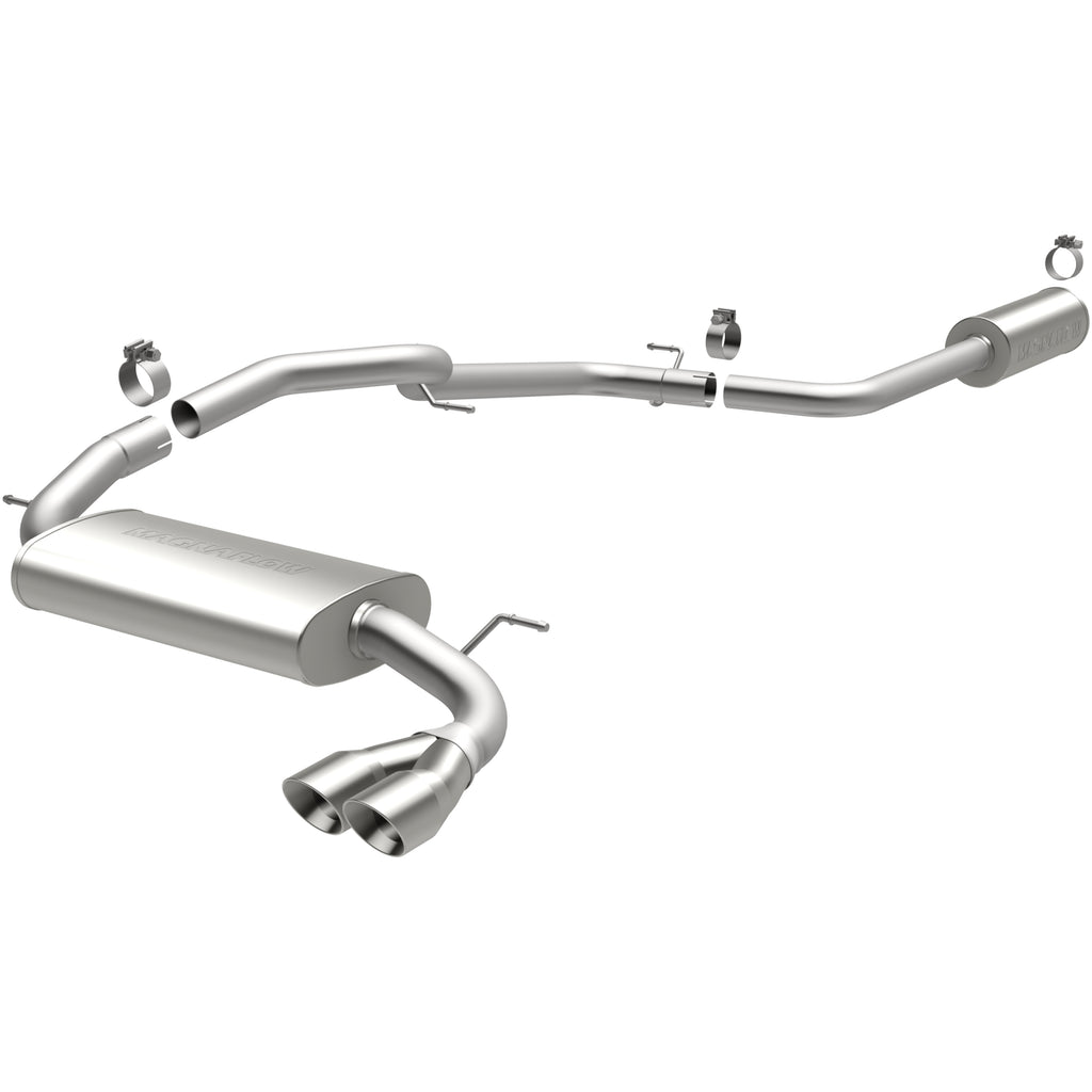 MagnaFlow Exhaust Products 15072 Street Series Polished Cat-Back System for Select Ford Focus