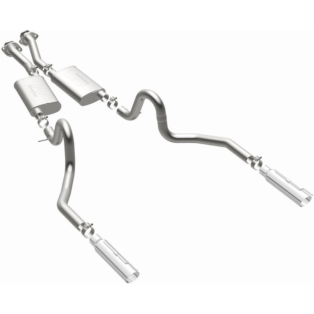 MagnaFlow Exhaust Products 15671 Street Series Polished Cat-Back System for Select Ford Mustang