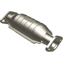 Load image into Gallery viewer, MagnaFlow Exhaust Products 23235 Standard Grade Direct-Fit Catalytic Converter for Select Dodge Challenger, Dodge Colt, Hyundai Excel, Mitsubishi Cordia, Mitsubishi Mirage, Mitsubishi Precis, Mitsubishi Tredia, Plymouth Champ, Plymouth Colt